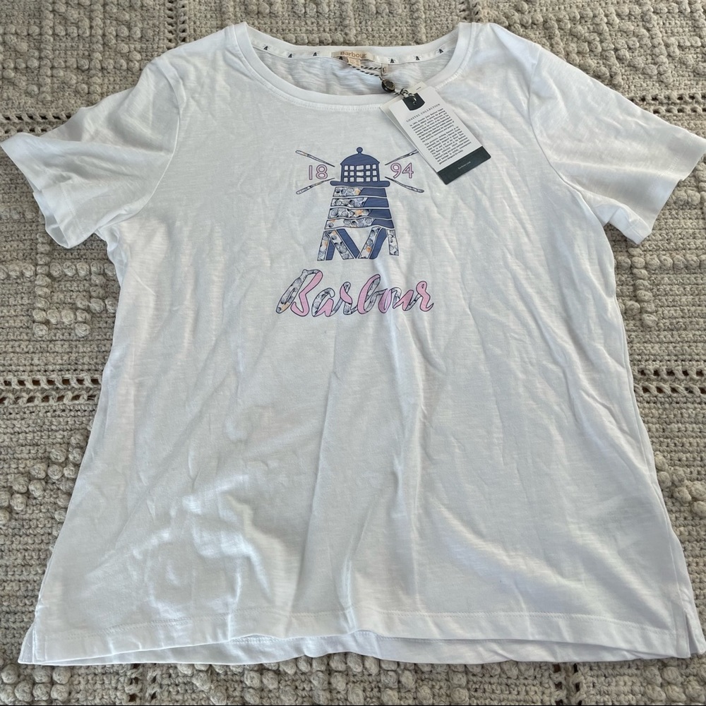 New with tags Barbour costal collection t shirt